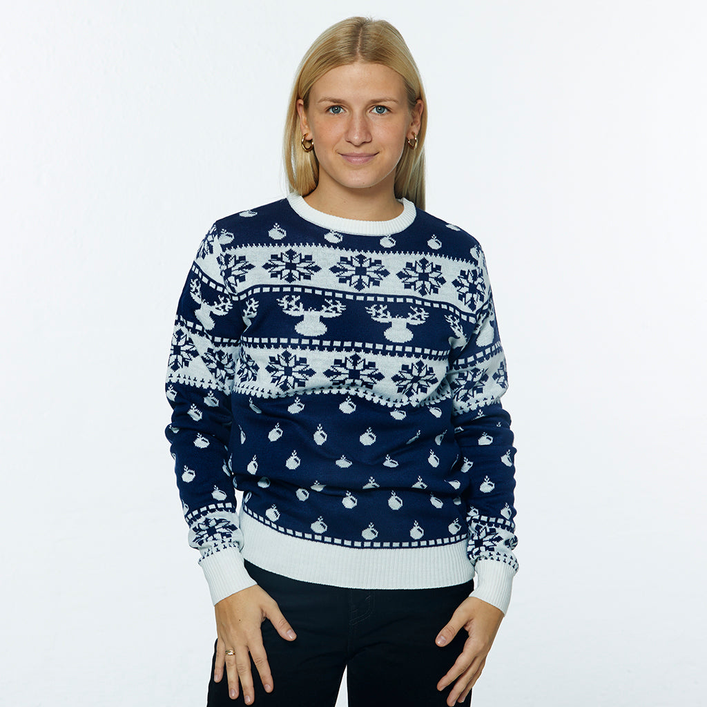 The Classic Christmas Sweater - blue